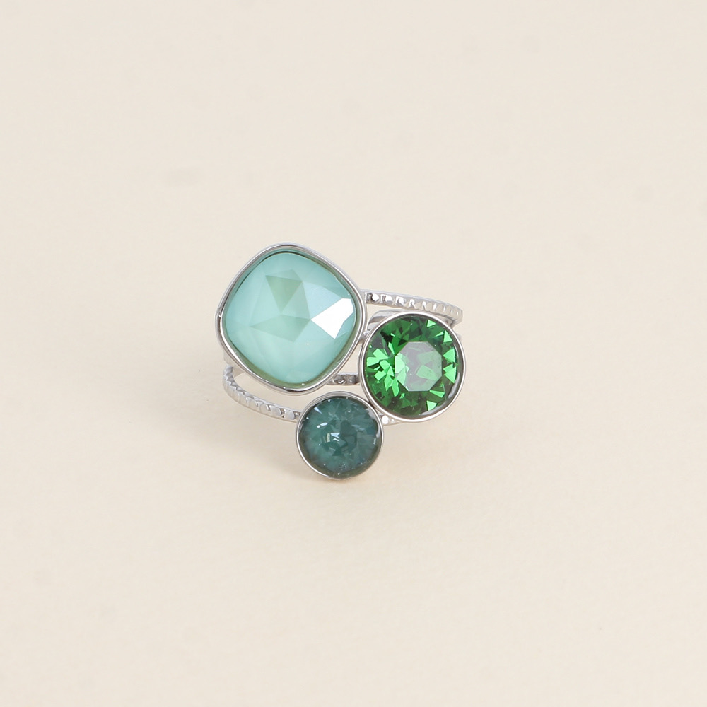 Trilogy Ring - Silver Mint