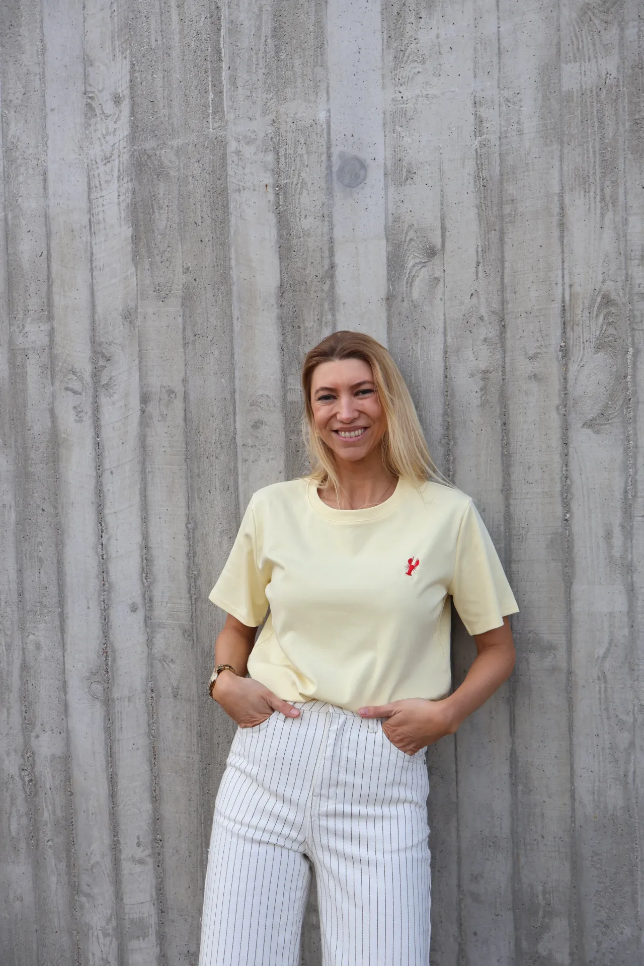 T-Shirt Lobster Yellow