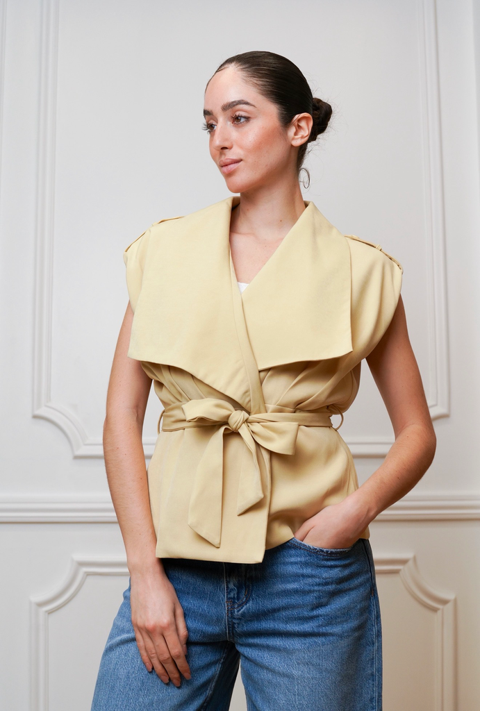 Vest Leontina Yellow