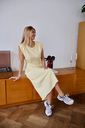 Dress Novi Striped Yellow
