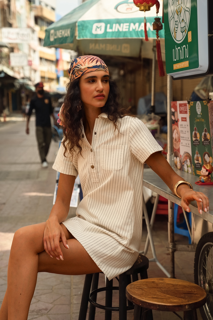 Dress Rouane Striped