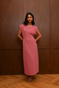 Dress Novi Striped Pink/Red