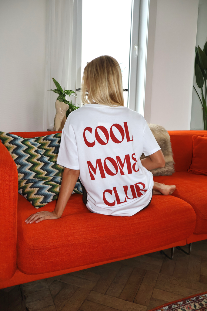 T-Shirt Cool Moms Club White