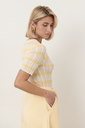 T-Shirt Dentelle Yellow