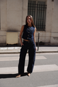 Dark Denim Barrel Jeans