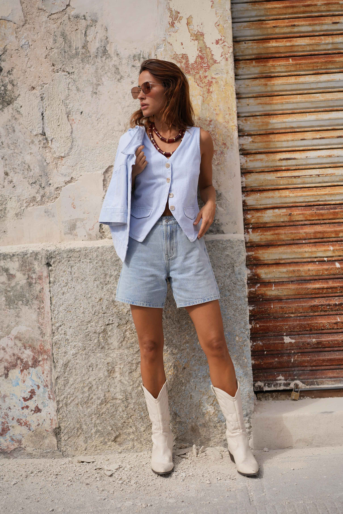Short Valmy Denim Light