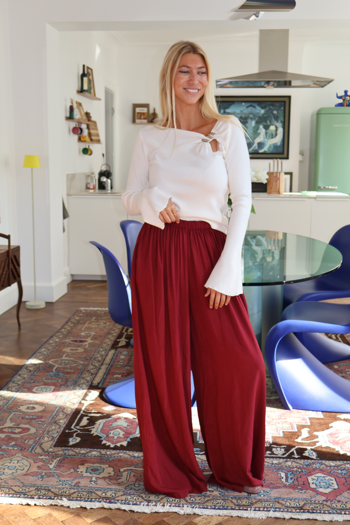 Trousers Agnita Burgundy