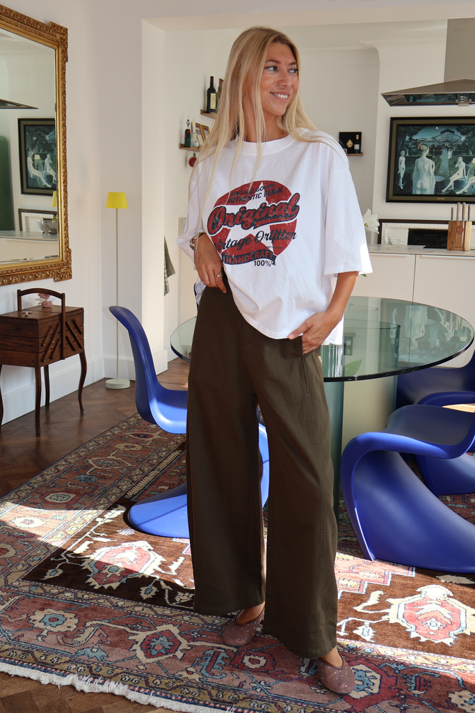 Trousers Derya Kaki (XS)