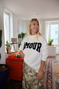 Pull Amour Beige