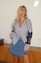 Chemise Broderie Marine