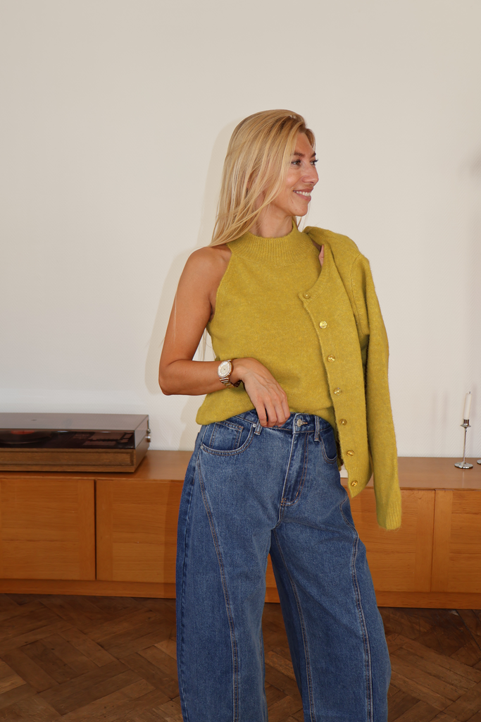 Twinset Gilet + Top Olive
