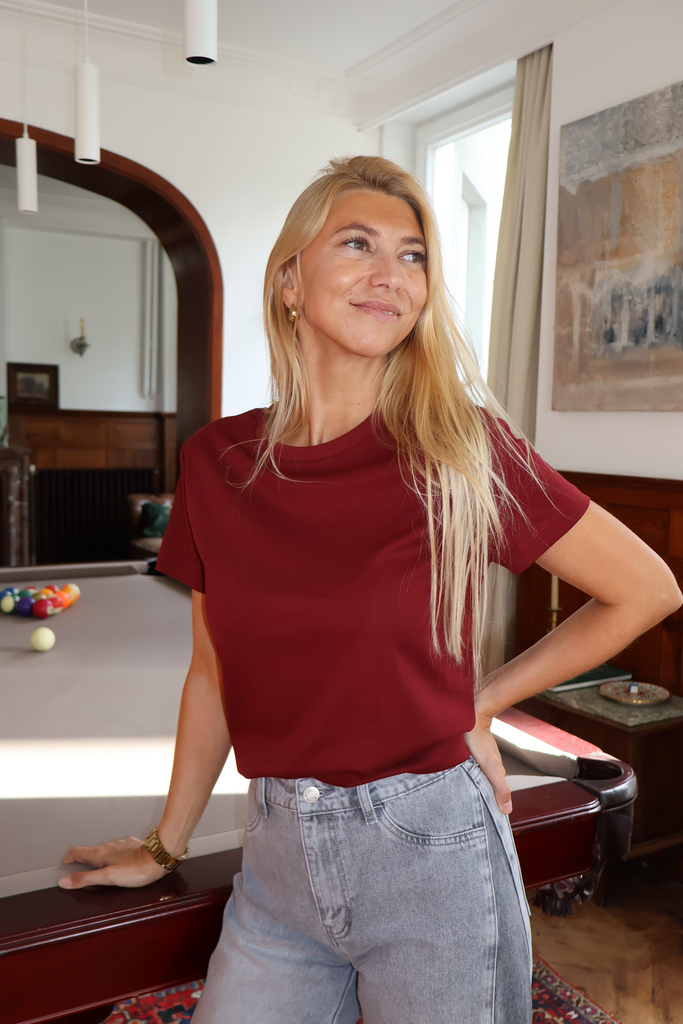 T-Shirt Renee Bordeaux