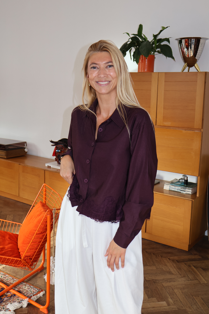 Chemise Liana Plum
