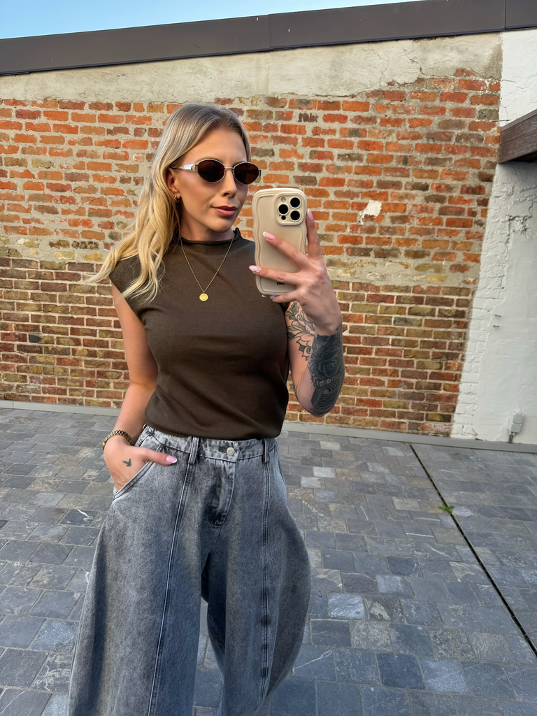 Top Romee Khaki
