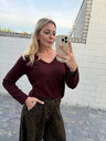Pull Rumi Bordeaux