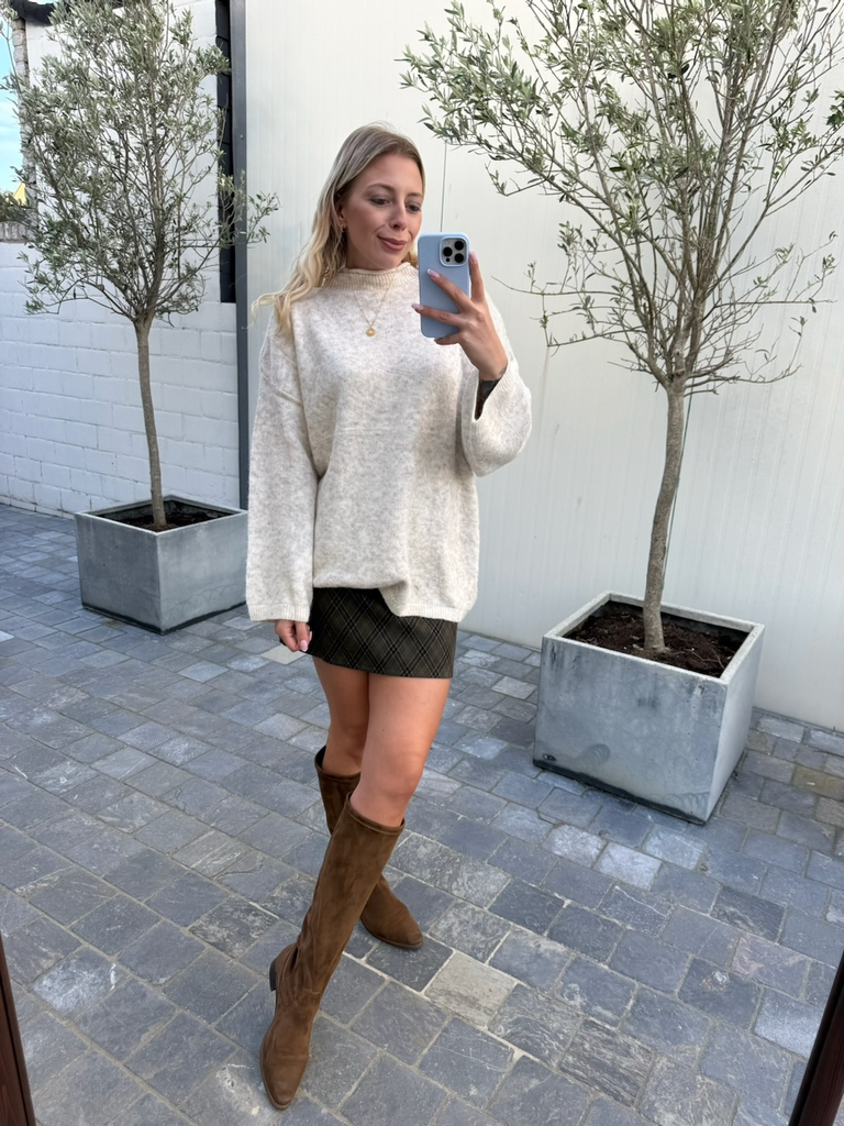 Long Knit Kayra Beige