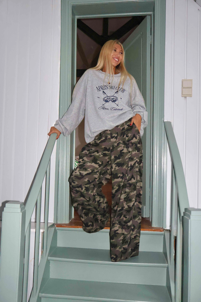 Wide Jeans Military